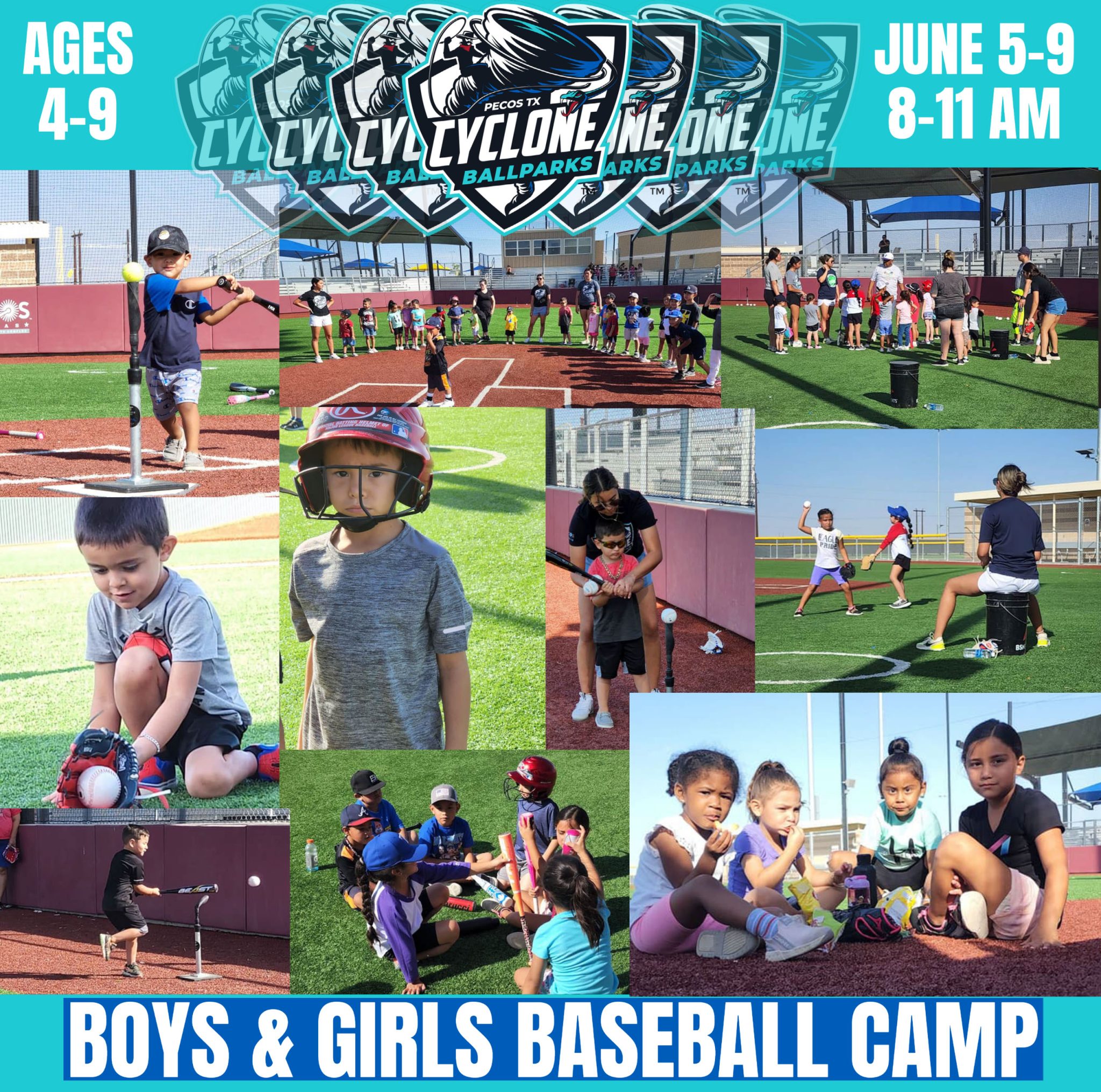 Boys and Girls Summer Baseball Camp Cyclone Ballparks